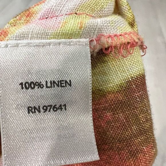 J.Jill Love Linen Floral Sunset Reef Dress Size XS - Picture 6 of 7